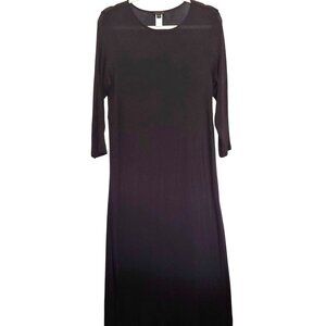 J. Jill Lagenlook Semi Sheer High Side slits Goth Rocker Witchy Vampy MT Layer